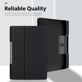 Ohišje za Lenovo Yoga Tab5 YT-X705F Smart Cover za Lenovo Yoga Zavihek 5 10.1 palčni Tablični funda capa kože lupini film + pisalo