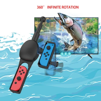 Bevigac Prenosni Premikanje Sebse Ribiško Palico Ribe Pole Prop za Nintendo Nintend Stikalo Veselje-Con Konzole Krmilnik Igre Pribor