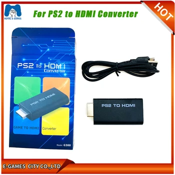 Za PS2, Da HDMI 480i/480p/576i Avdio Video Prilagodilnik Pretvornika S 3,5 mm Avdio Izhod Podpira Za PS2 Načini Prikaza