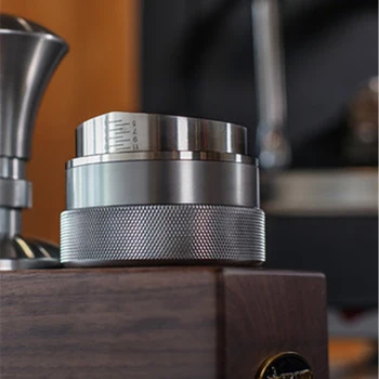 58.35 mm Ajustable Kave Zlorabiti Orehovega Lesa, Ročaj v Prahu Kladivo Fan Bazo Espresso Distributer Opremo Coffeeware Za Barista