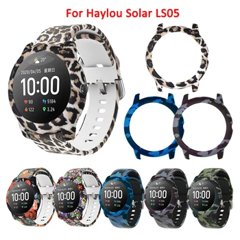 2 v 1 za Haylou LS05 Trak Watch Band Zapestnica+Zaščitna Primeru Zajema Okvir Zaščite Odbijača za Haylou Sončne LS05 Dodatki