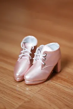 BJD lutka čevlji so primerni za 1/3 SD16 velikost moda vsestranski debele pete čipke-up visoke pete Britanski boot dekleta čevlji accessorie