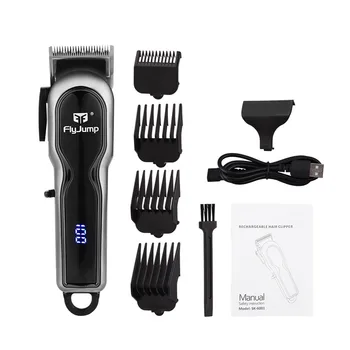 Polnilna Lase Clipper Zlati Električni Clipper Professional Hair Trimmer za Moške Brado Električni Rezalnik za Rezanje Lase