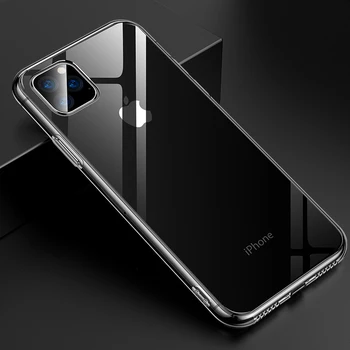 10 KOS Za iPhone 11 2019 Primeru Slim Jasno, Mehko TPU Zajemajo Podporo Brezžično Polnjenje za iPhone 11 Pro Max 5.8 6.1 v 6.5 X XR