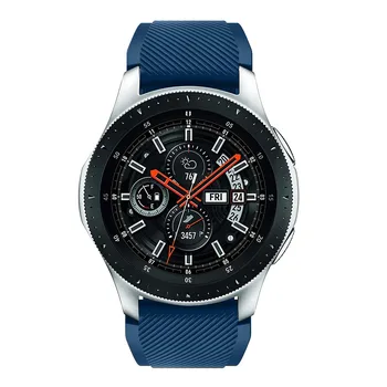 22 mm trak watch band za Samsung Prestavi S3 Meje Klasičen pas Silikonski trak za Samsung Galaxy Watch 46mm 45 mm traku orodja s4