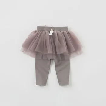 DB5510 dave bella pomlad poletje baby hlače otroci hlače dekleta hlače z ruffles tutu hlače