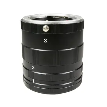 Makro Razširitev Cev Obroč Objektiva Adapter Za Nikon DSLR D7000 D7100 D7200 D5100 D5200 D3200 D90 D810 D800 D700 D750 D610 D500 D600