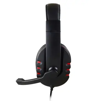 ES2 HIPERDEAL Moda Bluetooth Slušalke Nove Gaming Slušalke Glasovni Nadzor Žično HI-FI Zvočne Kakovosti Za PS4 Črna+Rdeča Jul3