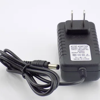Napajanje 9V 2A 2000ma 5.5x2.1mm 5.5x2.5 mm 1M kabel za napajanje EU NAS adapter AC 100V-240V Prilagodilnik Pretvornika