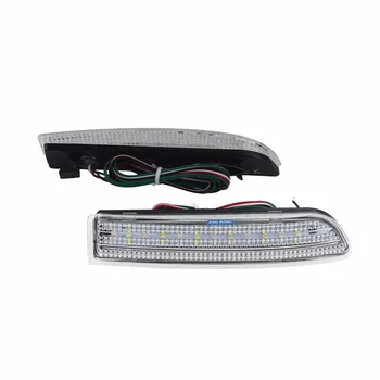 ANGRONG 2x Jasno Objektiv Odbijača Reflektor LED Povratne Rep Zavorna Luč Za Toyota Avensis Estate / Tourer 09-15 (CA168)
