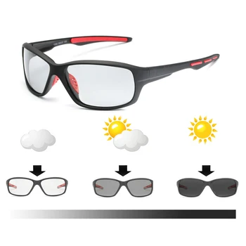 Šport, Barve-zamenjava Leč Photochromic Polarizirana Kolo Jahanje Opreme MTB sončna Očala Kolesarska Očala Prostem Ribolov