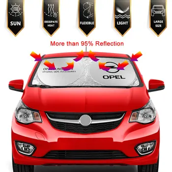 Za Opel Astra Meriva Mokka OPC Tigra Vectra Zafiri Vetrobransko steklo Avtomobila Windowshade Sončniki Sonce Izolacija Unti-UV Auto Dodatki