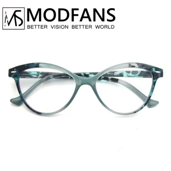 Ženske Mačka Oči Vintage Moda Okvir Retro Obravnavi Očala Clear Leče Ultralahkih Dioprer Eyeglass Za Ženske