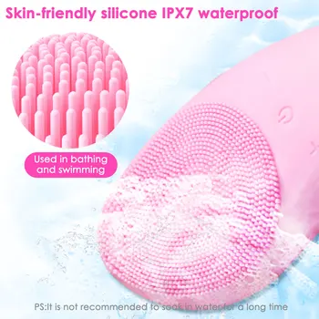 Silikonski Obraz Krtačo USB Električni Facial Cleanser 360° Kožo Globinsko Pranje Masaža Čiščenje silikona obraz čiščenje krtačko za nego kože