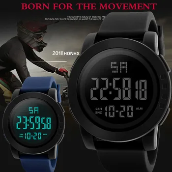 Moški ročno uro Analogni Vojaške Vojske Šport LED watch moških elektronski moških digitalni watch nepremočljiva fitnes ure
