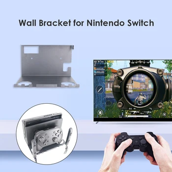 Aluminij Metal Wall Mount Igranje Elementi Lahke Igre za Nintendo Stikalo Dock Nintend Stikalo Pro Krmilnik