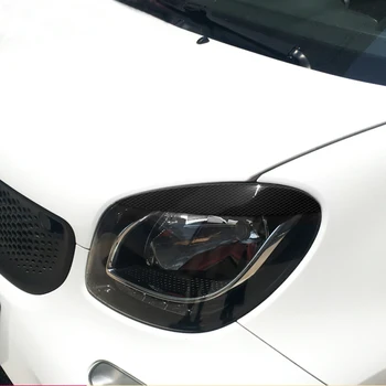 Avto Zunanjost Trim Vrat Ročaj zaščitni Pokrov Dekoracijo Nalepke Avto-styling Pribor Za Mercedes Smart fortwo 453