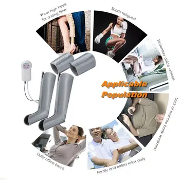 Zrak Stiskanje Stopala Massager Električni Aparati Masažo za Nog Boot Lajšanje Bolečine Stiskanje Telo Massager Blaži Mišične
