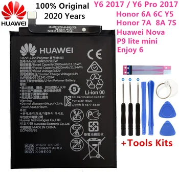 Hua Wei HB405979ECW Originalne Nadomestne Baterije Telefona Za Huawei NOVA CAZ-AL10 CAZ-TL00 Uživajte 6S Čast 6C 6A 8A Li-ion 3020mAh