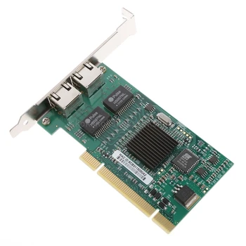 PCI Dvojno RJ45 Port Gigabit za Ethernet Lan Omrežna Kartica 10/100/1000Mbps Za Intel 82546