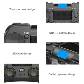 Gamepad krmilnika Android Brezžično Bluetooth Palčko Joypad Z Zaslonom na Dotik Za PS4 Slim /PS4 Pro/PC/PARE Za Playstation 4
