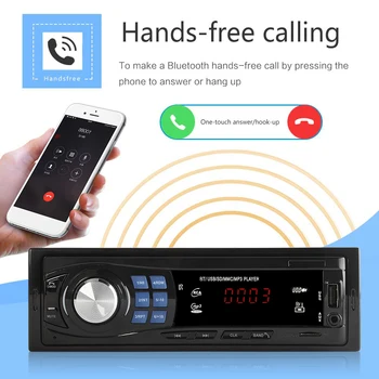 Avto Radio Stereo Audio (Stereo zvok MP3 Predvajalnik 12V In-dash Enotni 1 Din FM Sprejemnik Aux-Sprejemnik, USB, Daljinsko upravljanje Autoradio