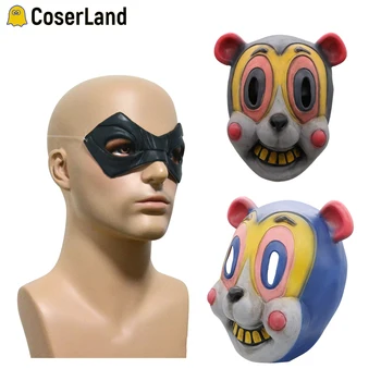 Okriljem Akademije Cha Cha in Rjave 3D Maska za Oči Obliž Hazel Kostum Opremo iz Lateksa Maske Cosplay Rekviziti Carnival Party Rekviziti
