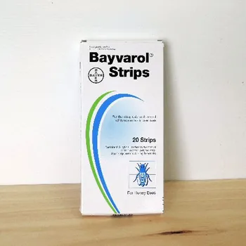 Bayer Bayvarol 5x4 = 20 trakovi Warroa Izziv v Medu Čebele. Ne Puščajo Ostankov V Medu. Naravno Sredstvo.