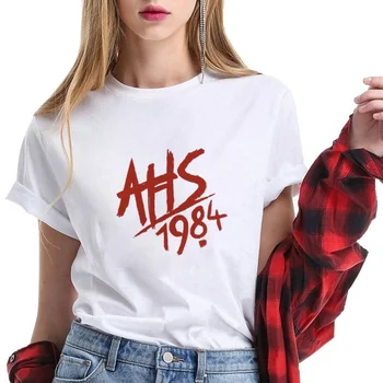 Hladen Moški, Ženske, Otroci American Horror Story 1984 AHS Majica Bombaž Priljubljenih Najstniških letih Fantje Dekleta T-shirt Nekaj Priložnostne Tee Vrhovi Darila