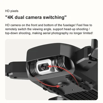 2020 Nove true KK6 RC True HD 4K Dual Camera 50X Krat Zoom WIFI FPV Zložljive Quadcopter z Enim klikom se Vrnete Otroci Igrače