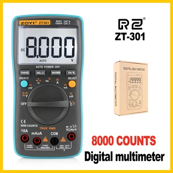 Strokovni Industrijski LCD Digitalni Multimeter visoka natančnost Multimeter Ozadja ZT301