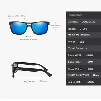 LongKeeper Klasičnih Kvadratnih Polarizirana sončna Očala Moške blagovne Znamke Oblikovalec Vožnjo sončna Očala Ženske Anti-UV Črna Očala Očala Gafas