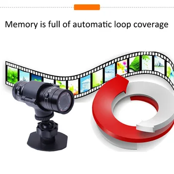 Priročno Nepremočljiva HD Mini Kovinsko Čelado na Prostem Kamere 32GB Max Športne Kamere, Video DV Kamere
