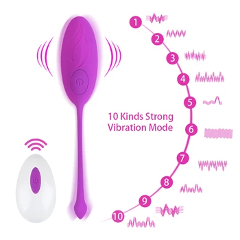 OLO Daljinski upravljalnik Klitoris Stimulator Keglove Žogo G-Spot Masaža Vagine Žogo Vibrator z vibriranjem Skoki Jajce Sex Igrača za Ženske