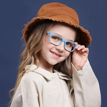 Seemfly Optični Otrok Očal Okvir TR90 Silikonski Spektakel Prožen Zaščitni Otroci Dioptrije Očala Gume Oculos De Grau