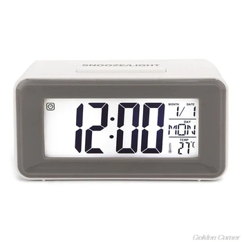 Digitalni LED Alarm Ure Študenta Ure Z Tednu Dremež Termometer Watch Elektronski Namizni Koledar LCD Desk Časovnik J19 21