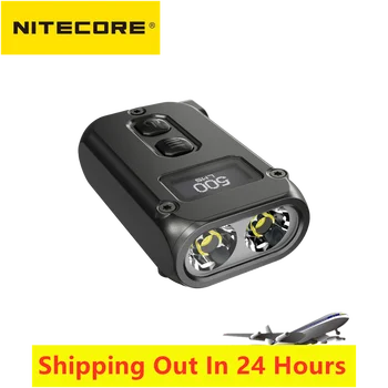 Nitecore TINI2 Svetilka 500 Lumnov OLED Pametnimi Dual-Core Lučka Tipke APC Spanja Tehnologije Dolgo Pripravljenosti Uporabo USB Tip-C Polnjenje