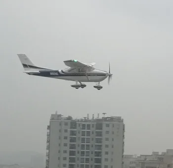 RC Letalo igrača Cessna 182 1410mm peruti, 6ch z Zavihki Led Luči EPO KIT (letala samo brez elektronike)