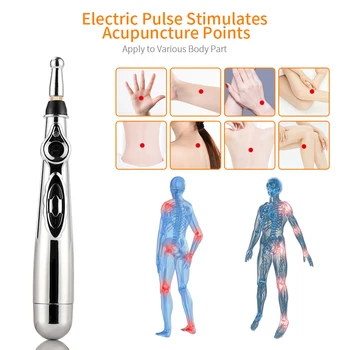 9 Ravni Smart Akupunktura Točke Senzor Pero Obraza Telo Lasersko Natančne Zdravljenja Zdraviti Massager Meridian Energy Pero Lajšanje Bolečine