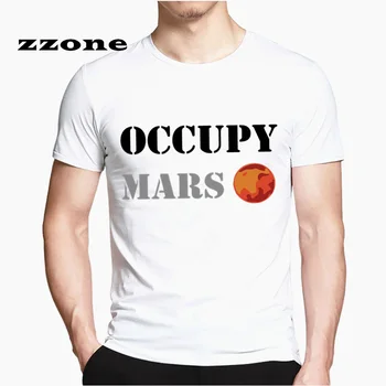 Spacex Graphic majica s kratkimi rokavi Moški In Ženske Vrh Tees Priložnostne Smešno Design Priljubljeno Zasedbo Mars Prostora X Tshirt HCP4538