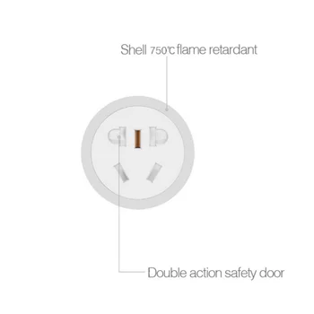 Xiaomi Mijia 4.8 m Moč Trakovi Razširitev Napajalni Kabel Mednarodnih Kombinacija Jack 750 Stopnjo zaviralci Gorenja Priključite Kable H10
