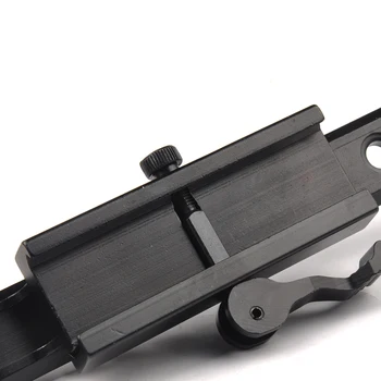 Hitro Odstranite 135mm Podaljša Picatinny Weaver Železniškega Napajalnik z 20 mm Nastavek za Lov s Puško Airsoft Pištolo Dodatki
