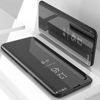 Za ZTE Blade V10 Vita Primeru Flip Mirror Stojalo Primeru Telefon za ZTE Blade V10 Vita Kritje Razkošje za ZTE V10 Vita V10Vita prikaz Primerov