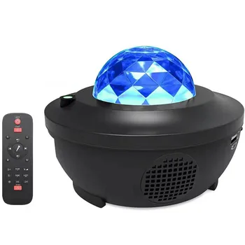 Barvita Projektor Zvezdnato Nebo Noč Blueteeth Usb Glasovni Nadzor Predvajalnik Glasbe otroška Nočna Lučka Romantično Galaxy Projektor Lučka