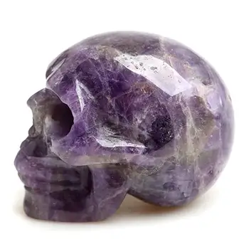 NOVO! 88g Naravne crystal Sanje ametist carving lobanje zdravljenje gruče z roko