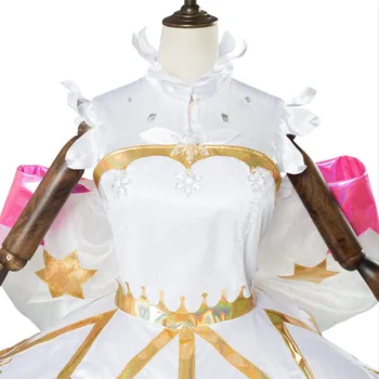 Cardcaptor Sakura:Jasno Kartico Sakura Cosplay Kostum Sakura Kinomoto Snow Angel Obleka Za Halloween Carnival Cosplay Kostum