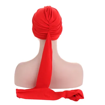 Helisopus Muslimanskih Trdna Ženske Mujer Headscarf Turban Dolgim Repom Headwrap Ruta Izpadanje Las Zajema Kemo Skp Hidžab Dodatki Za Lase