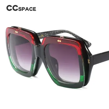 45501 Dvojno objektiv Flip Kvadratnih sončna Očala Moški Ženske Retro CCSPACE Očala blagovne Znamke Modnih Odtenkih