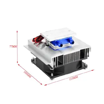 50 W DIY Termo Hladilnik Hladilni Sistem Polprevodniških Hladilni Sistem Kit Heatsink Peltier Hladilnik za 15 L Vode