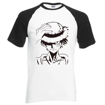 2019 novo poletje Anime Enem Kosu Luffy majica s kratkimi rokavi bombaž visoke kakovosti raglan moški t-shirt priložnostne ohlapno fit vrh tees za ljubitelje